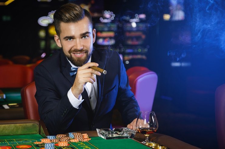Tata letak meja Speed Baccarat di pesona77 menunjukkan area taruhan Pemain, Banker, dan Seri